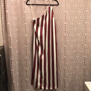 FINDERS KEEPERS: red , blue , white striped dress